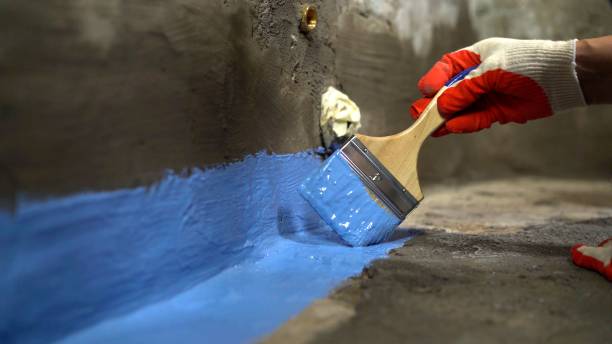 Commercial Foundation Crack Repair project at a West Hempstead, NY business property by SJ Waterproofing Pros